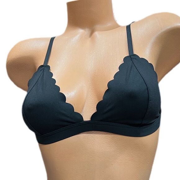 Victorias Secret Seamless scalloped Unlined bralette bra black - Picture 4 of 5